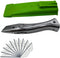 Dolphin PVC Zinc-aluminum Alloy Handle Roll Floor Cutter Knife Wallpaper Carpet Cutting Tool with 10pcs Blade...
