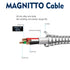Metal Braided Cord, USB Charging Cable, Stainless Steel, Strong Durable Wire, Tangle Free, Data sync high Speed 3.3ft, Silver Charger Cable...