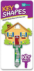 Lucky Line Key Shapes, Home, House Key Blank, LW, 1 Key (B105L)...