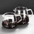 Roast'n Berry Hand Infused Coffee Maker, 300ml Borosilicate Glass Jug, Walnut Handle and Coffee Maker Lid...