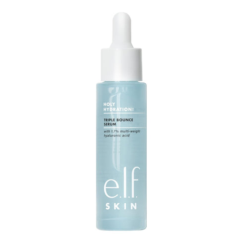 e.l.f. SKIN Holy Hydration! Triple Bounce Serum, 1.7% Hyaluronic Acid Serum For Plump, Bouncy Skin, Great For Hydrating Dry Skin...