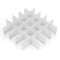 ShineMe Drawer Dividers, 8pcs Drawer Divider Organizers, White DIY Plastic Grid, Plastic Adjustable Drawer Dividers, Household Storage Makeup Sock...