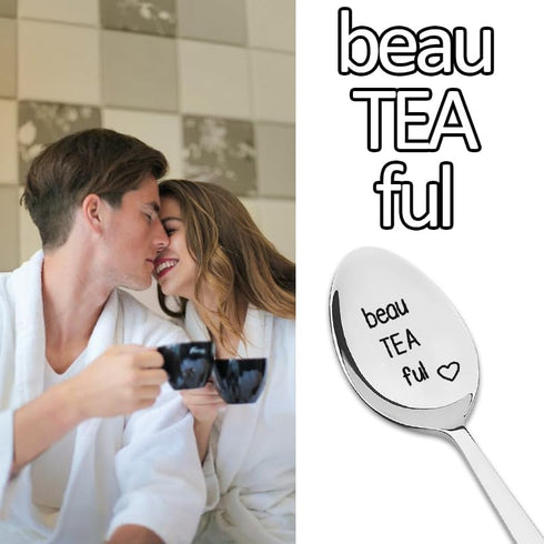 Tea Lover Gifts for Women Girls Tea Spoons for Tea Drinker Gifts for Women Christmas Gifts for Mom Grandma Gifts Birthday Gifts for Girlfriend Wif...