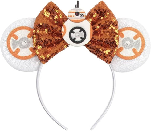 CLGIFT Ears, Black Mouse Ears, Darth Vader, Mickey Ears (BB-8)...
