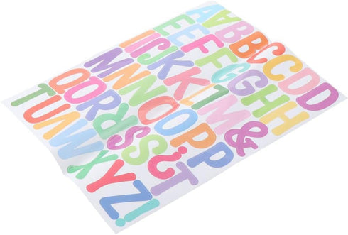 357PCS 2 Inches Large Letter Stickers, Self Adhesive Alphabet Number Set, Letter Decals for Bulletin Board Scrapbook...