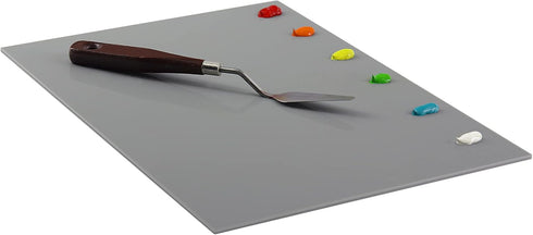New Wave Easy View® Grey Acrylic Palette| 9"x12", Paint Palette, Painting Palette, Plastic Paint Palette, Artist Palette, Oil Painting Palette, Ac...