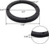2PCS Black Plastic Speaker Spacer Adaptor Ring Mounting Bracket, 6.5 inches Dia Speaker Spacer Rings for Cars, Boats, Trucks, and More...