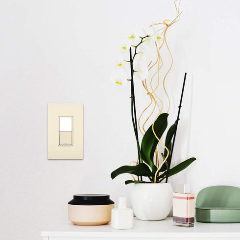 Legrand radiant NTL873LACC6 15 Amp Combination Adjustable LED Night Light and 3-Way Decorator Rocker Switch for Hallways or Kids Bedrooms, Light A...