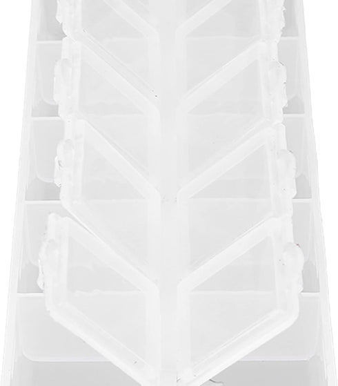 Compartment Storage Container, Detachable Cover Portable Safe 10 Grids Organizer Box Plastic White for Earrings for Nails Tool for Rhinestone...