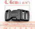 JGFinds Paracord Bracelet Clasps - 48 Pack, Upto 15mm Strap Medium, Black Plastic Paracord Bracelet Clips and Buckles, 29mm (1 3/4") x 16mm (7/8")...