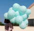 Pastel Mint Balloons 10 inch 100pcs Mint Green Latex Balloons for Party Birthday Wedding Anniversary or any Party Decorations-pastel Mint...