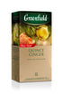 Greenfield Quince Ginger Green Tea Fruit & Herbal Collection 25 Teabags The Execptional Freshness Of Tea Is Guranteed By The Special Foil Sachet...