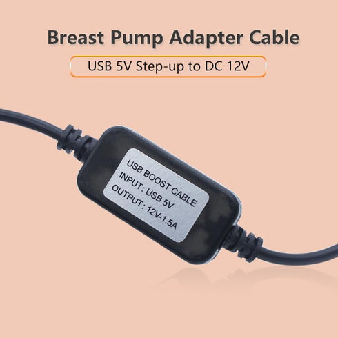 12 Volt USB Car Adapter for Medela Sonata, Ameda Purely Yours 12V, Spectra S1 S2 and Lactina Hygeia EnJoye Breast Pump Replaces Part?Easy to Carry...