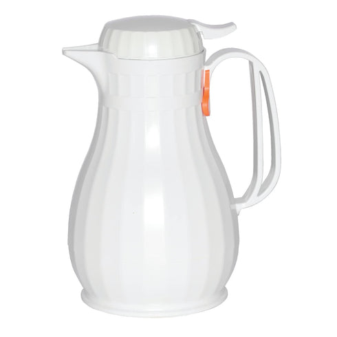 Service Ideas ECO13WH Eco-Serv Server, BPA-free, Foam Insulated Carafe, 44 Ounces, White...