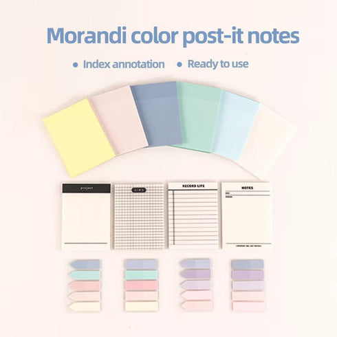 900 Sheets Transparent Sticky Notes, 3.74 x 2.75 in Waterproof Translucent Sticky Notes Pad Colorful See Through Memo Message Reminder with Self A...