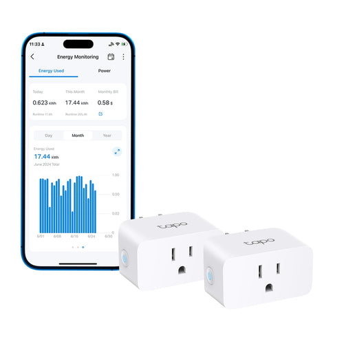 TP-Link Tapo Wi-Fi Smart Plug, ???????????? ????????????????????, Compatible with Alexa & Google Home & Samsung SmartThings, Timer, 15A/1800W Max,...