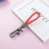 Car Key Acorn Weave Paracode Key Chain Ring, Thick Leather Braid Rope Car Keychain Ring for Men and Women, Suit for All Cars (Red)...
