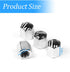 Tire Valve Stem Cap for Car, 4 Pack American Flag Pattern Anti-Rust Airtight Universal Valve Stem Covers for Cars, Vehicles, Bicycles, Trucks, Mot...