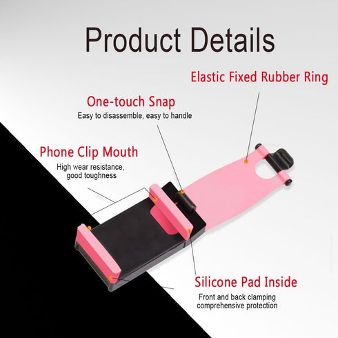 Car Steering Wheel Phone Mount, Steering Wheel Smartphone Mount, Portable Steering Wheel Phone Holder Mount Clip Fit for IPhone14/13/12/11 Pro Max...