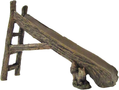 TG,LLC Treasure Gurus Miniature Wood Log Playground Slide Fairy Garden Landscape Decor Mini Outdoor Dollhouse Accessory...