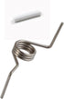4 Pcs Refrigerator French Door Spring Replacement For GE WR02X12650 And White Sleeves Pin French Spring Replaces For GE WR02X12651 Compatible Models PFSS6PKXASS RF217ACWP RFG297AABP And More