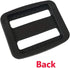 30 Pcs 3/4 Inch Black Plastic Tri-Glide Slides Button Adjustable Webbing Triglides Slider Buckle for Belt Backpack and Bags (3/4" 20mm)...