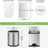 180 Counts 2 Gallon (1.8-2 Gal) Small Trash Bags Garbage Bags by RayPard, fit 1.6,1.8,2,2.2 Gal Waste Basket, 6.5-7 Liter Strong Trash Can Liners ...