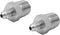 (2-PACK) 2404-04-08 Hydraulic Hose Adapter Fitting 1/4" Male JIC 37° Flare (7/16"-20UNF) × 1/2" Male (1/2"-14NPTF) SAE Straight Pipe Joints Tube C...
