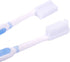 COOL & FRESH Silicone Bristles Toothbrush 2 Pack - Effective Manual Toothbrush...