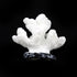 Semetall Sea Coral Sculpture, 2Pcs White Resin Aquarium Ornaments for Fish Tank Decorations...