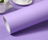 Solid Color Frosted Waterproof Wallpaper Shelf Drawer Liner Self-Adhesive Cabinet Sticker 15.6 Inch by 98 Inch (Light Purple)...