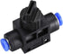uxcell 4mm OD Pneumatic Air Flow Control Valve with Push-to-Connect Fitting,Union Straight,Pneumatic Air Controller Valve 6pcs...