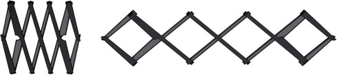 Joseph Joseph Stretch Folding Silicone Trivet for Hot Pots and Pans, Expanding nonslip stand, heat resistant mat for Kitchen Worktop - Black...