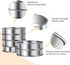 3.15inch English Muffin Rings, 6pcs Double Rolled Stainless Steel Rings Molds for Cooking English Muffin...