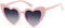 Love Heart Shaped Sunglasses for Women - Vintage Cat Eye Mod Style Retro Glasses as Christmas gift...