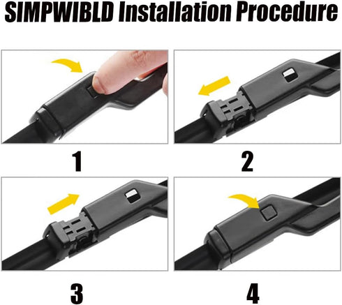 3 Factory Wiper blades Replacement For 2016-2020 Toyota Prius Original Equipment Replacement Windshield Wiper Blades Set 28"+16"+16" (Set of 3) To...