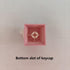 Handmade Cute Keycaps,Compatible with Cherry MX Switches Mechanical Keyboard Pink PBT Keycap,Computer Gaming Keyboards Key Caps,Artisan ESC OEM Pr...