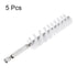 5Pcs Nylon Bore Brush 19mm Dia Cleaning Twisted Wire Brush Tube Pipe Cleaner with Handle 1/4 Inch Hex Shank for Tubes, Ports, Bearings...