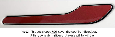 Door Handle Wrap for Tesla Model 3/Y (Red Multi-Coat)...