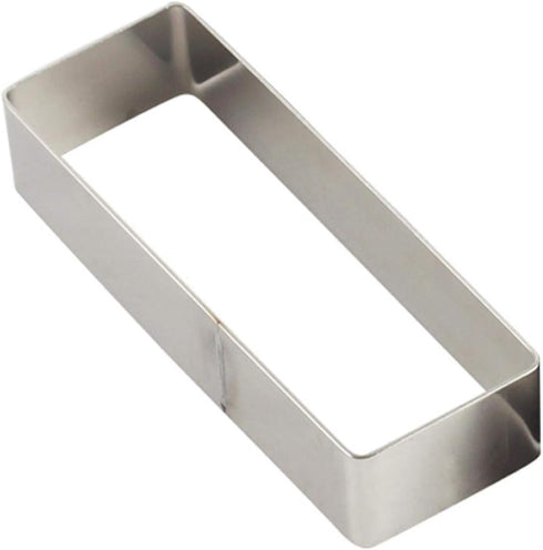 Rectangular Cake Molds,Stainless Steel Cake Mousse Ring Rectangle Cookie Cutter Mousse Cake Cutter Ring Mold for Home Kitchen...