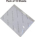 Printable Heat Transfer Vinyl Paper Inkjet Printer Iron on HTV for Dark Fabrics or T-shirts, A4 Size Pack of 10...