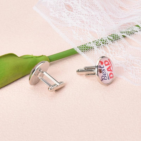 Best Dad Cufflinks for Men Dads Father's Day Gifts for Father Birthday Christmas Gifts for Men Daddy Cuff Links Gift...