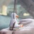 Car Rearview Mirror Hanging Accessories, Cute Swinging Duck Car Interior Ornament Mirrors Funny Decoration...