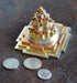 Sri Meru Yantra, Shree Chakra, Maha Meru in Astadhatu Size 3" Inch - Spiritual Powers, Vaastu Dosh, Prosperity - 3D...