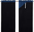 NICETOWN Door Curtains for Doorway, Black Out Curtain Liners for Drapes, Noise Reducing Light Blocking Blackout Liners for 84 inch Curtains (Set o...