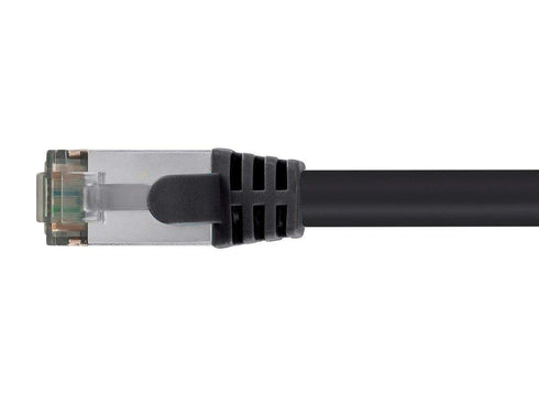 Monoprice Cat8 26AWG S/FTP Ethernet Network Cable - 3 Feet - Black, 2GHz, 40Gbps, 3dB Headroom, Pure Bare Copper, PVC - Entegrade Series...