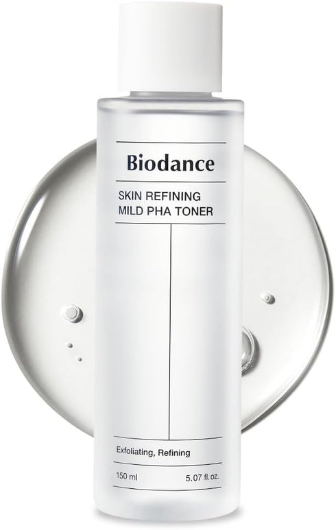 Biodance Skin Refining Mild PHA Toner, Gentle Exfoliating Face Toner for Sensitive Skin with Ceramides & NMF | 5.07 fl.oz,150ml...