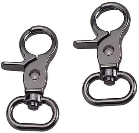 7/8 Inch Lobster Clasps Swivel Trigger Snap Hooks for Straps Bags Belting Leathercraft 10pcs (Gunmetal)...