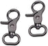 7/8 Inch Lobster Clasps Swivel Trigger Snap Hooks for Straps Bags Belting Leathercraft 10pcs (Gunmetal)...
