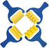 Painting Foam Brush Roller Sponge for Kid Mini Paint Brushes DIY Art Craft Painting Tool Set...